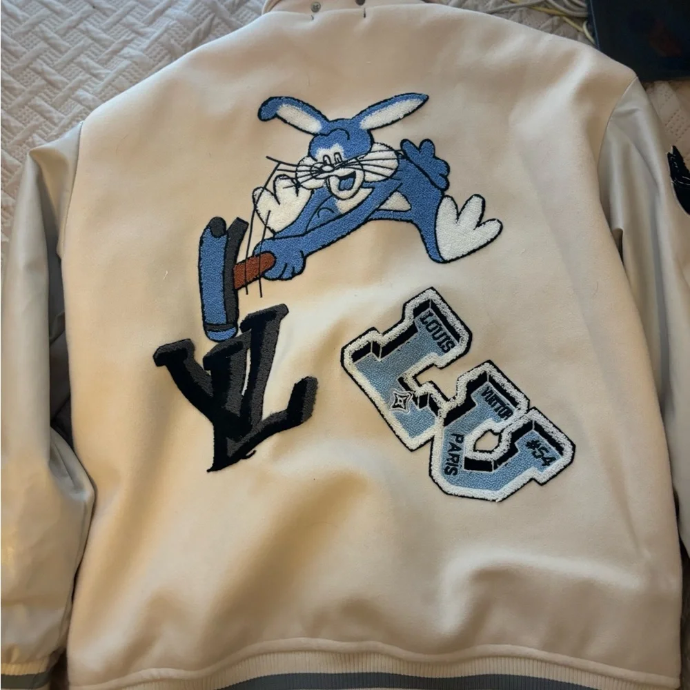 Louis Vuitton Beige Varsity Jacket - Picture 2 of 2